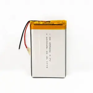 Factory Price Lithium Battery 3.7v 6000mAh Li-ion Polymer Battery Rechargeable 855686 For Power Bank