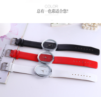 Reloj Deportivo LP66 de Moda al por Mayor, Simple, Retro, para Mujer, Unisex, de Lujo, con Correa de PU Transparente, de Cuarzo, Casual, para Hombre