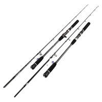 MADMOUSE China Full Fuji 18-meter Straight/Gun-Handle Steel Jigging Boat Rod Pancing Laut All-Over Cross-Weave Carbon