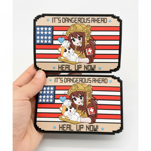 แผ่นพีวีซีนูนบนผ้านุ่มป้ายยาง3D ส่วนตัวสำหรับเสื้อผ้างานหัตถกรรม DIY และเครื่องประดับตามสั่ง - Product Image 1