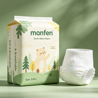 Meistverkaufte Großhandels-Einweg-Babywindeln Extra Dick Hohe Saugfähigkeit Vliesstoff 3D-Auslaufschutz Bedruckt