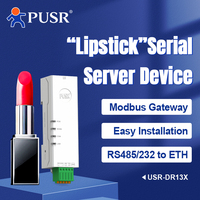 PUSR DIN Rail RS485 a convertidor Ethernet Modbus Gateway Modbus RTU a TCP Watchdog Protection