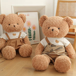 Camisola Vestido Urso De Pelúcia Brinquedo De Pelúcia Sentado Em Pé Gigante Amor Urso Boneca Travesseiro Urso De Pelúcia Dia Dos Namorados Stuffed Animal Brinquedos - Product Image 1