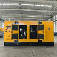 Générateur diesel silencieux insonorisé Weichai 300 kW 375 kVA triphasé 50/60 Hz, base en acier robuste, groupe électrogène industriel, ATS, CE, ISO, OEM