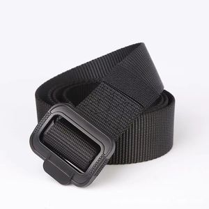 Nouvelle <span class=keywords><strong>ceinture</strong></span> tactique utilitaire personnalisée avec boucle en alliage, style décontracté, sangle noire pour usage extérieur, équipement professionnel robuste - Product Image 2