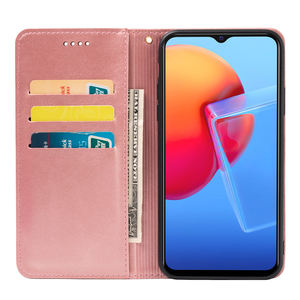 Funda de cuero con soporte para teléfono móvil, funda tipo Retro cartera con tapa, bolsas para <span class=keywords><strong>Vivo</strong></span> V19 V20 <span class=keywords><strong>Pro</strong></span> Neo Trendy, funda con tapa para teléfono móvil a prueba de golpes - Product Image 2