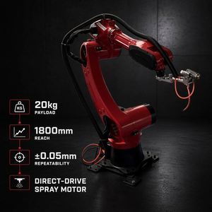 Bras robotisé intelligent à 6 axes pour peinture par pulvérisation, sans programmation, charge utile de 20 kg, protection IP54, pour pièces automobiles, meubles métalliques - Product Image 3