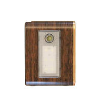 Vintage Holzmaserung Radio FM AM SW 3-Band Tragbarer Lautsprecher mit TF-Karte USB MP3-Player Retro Desktop-Audio Wohndekoration