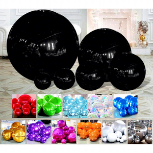 Double Layer Reflective PVC <b>Inflatable</b> Mirror Ball Balloon Decoration Multi Colors 0.4m-8m Size CE Certified Mirrior Ball Sphere - Product Image 1