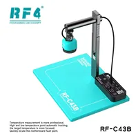 Microscope trinoculaire intelligent à imagerie thermique RF-C43B compatible avec la réparation de circuits imprimés, caméra pour outils de réparation de téléphones mobiles