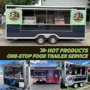 Camions de restauration rapide DOT, chariot de nourriture à emporter, à vendre, remorque de nourriture de rue multifonctionnelle, café mobile - Product Image 6