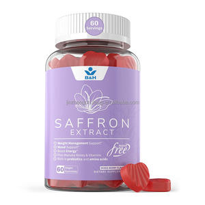 Sıcak satış safran özü Gummies yetişkin takviyeleri ile <span class=keywords><strong>Rhodiola</strong></span> <span class=keywords><strong>Rosea</strong></span> limon balsamı GABA hamile kadınlar için değil - Product Image 3