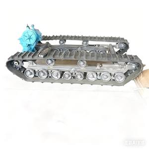 Небольшой Резиновый Танк шасси мобильный робот Платформа ходовой части <span class=keywords><strong>2</strong></span> тонны гусеничная платформа - Product Image 4