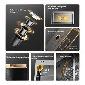 <span class=keywords><strong>Meichu</strong></span> Story อ่างล้างจานสแตนเลสแบบช่องเดียวแบบพรีเมี่ยมอ่างล้างจานผักหนาอ่างล้างจานสำหรับครัวเรือน - Product Image 4