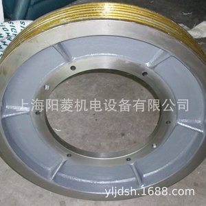Roue de guidage d'ascenseur Mitsubishi 6-8-320 avec roulement pour support de câble en acier - Product Image 3