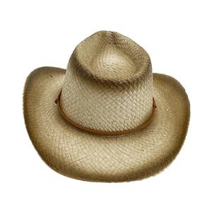 Sombreros <span class=keywords><strong>de</strong></span> <span class=keywords><strong>Vaquero</strong></span> <span class=keywords><strong>de</strong></span> Paja con Logotipo Bordado, Unisex, Estilo Mexicano, con Pliegues Delanteros, <span class=keywords><strong>de</strong></span> Rafia Natural, para Viajes y Uso Casual al Aire Libre, Venta al Por Mayor - Product Image 2