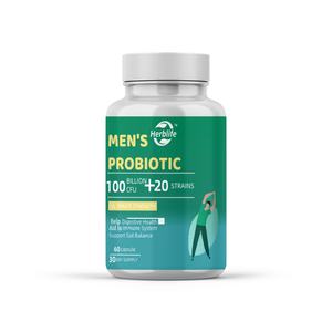Cápsulas de Apoyo a la Salud Probiótica para Hombres Herblife, 60 Unidades - Product Image 1