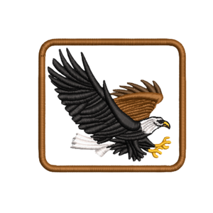 Parche bordado cuadrado de animales al por mayor, insignia personalizada de águila, oso, <span class=keywords><strong>jaguar</strong></span>, aplique termoadhesivo para camisa táctica, bolsa, bricolaje - Product Image 5