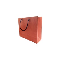 Sacs en papier écologiques personnalisés de luxe avec poignées en ruban, logo personnalisé, emballage promotionnel pour cadeaux