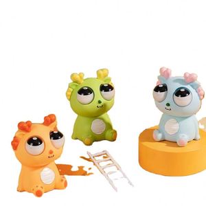 Jouets de décompression explosifs, jouets à presser Dragon aux yeux éclatants, jouets créatifs de décompression pour enfants, poupées de dessin animé pour la décompression - Product Image 5