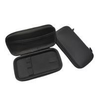 Étui de voyage portable en EVA léger, résistant à l'eau, noir, 3 flacons de 4x3 ml, étui portable pour insuline, porte-flacons de 5 ml, sac de transport avec fermeture éclair