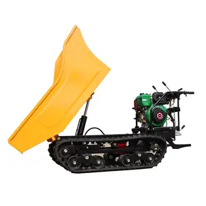 Mini agricultural tractor with 250 mm rubber tracked