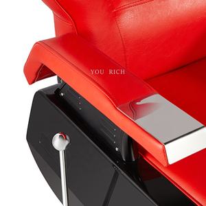 Móveis Modernos para Barbearia e Salão de Beleza: Equipamento de Salão de Estilo Luxuoso, Cadeira de Cabeleireiro Vermelha, Fabricante de Cadeira de Barbeiro - Product Image 5