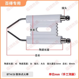 Électrodes d'allumage à huile neuves ou d'occasion pour brûleurs Baltur BT14, BT18, BT26, BT35, BT40, BT55, BT75, pour usage en restauration - Product Image 5