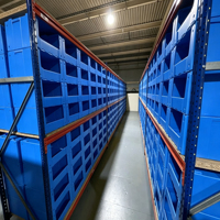 Bacs de picking en plastique ondulé empilables pour vêtements, en panneaux alvéolés PP personnalisés, pour entrepôt