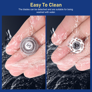 Hi-q Bald Man Razor <span class=keywords><strong>Shaver</strong></span> Heads Cuchillas de repuesto para <span class=keywords><strong>Skull</strong></span> <span class=keywords><strong>Shaver</strong></span> Pitbull Forte PRO Series <span class=keywords><strong>Skull</strong></span> <span class=keywords><strong>Shaver</strong></span> Pro Palm 4 unids/pack - Product Image 2