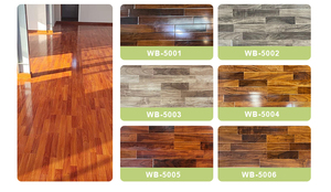 Meilleur rapport qualité-prix AC4 HDF Revêtement de sol stratifié 8mm 10mm 12mm Étanche Haute Brillance Motif chevrons Grain de bois naturel Pose facile par clic Usine Chine - Product Image 4