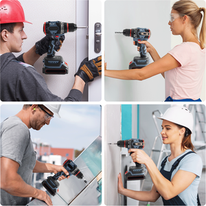 Weichi công nghiệp-lớp 21V không chổi than hai tế bào pin lithium có thể sạc lại cầm tay khoan điện DIY tác động khoan - Product Image 6