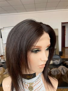 Peluca de cabello humano de encaje transparente Cabello eslavo europeo Calidad superior Sin enredos Sin cobertizo para mujeres de belleza - Product Image 3