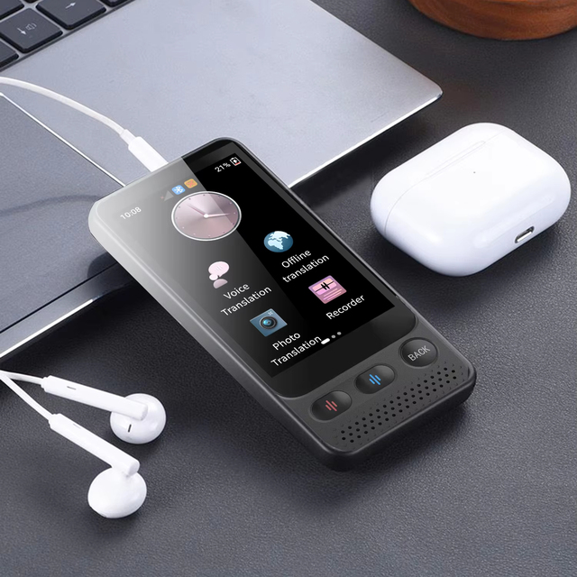 Smart Translator Device Real-Time Voice Translation 142 Languages Photo Translation Offline Speech Translator Portable S09