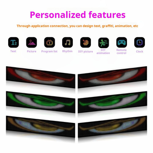 Rgx 5V điện thoại thông minh app điều khiển linh hoạt LED hiển thị bảng điều chỉnh cho bán lẻ quảng cáo nháy mắt hiệu ứng xe tải sáng tạo - Product Image 2
