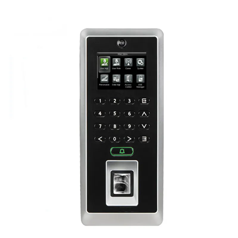 Система контроля доступа по отпечатку пальца ZK F21, биометрический терминал присутствия по времени, датчик SilkID, запись фото, смарт-управление доступом к двери