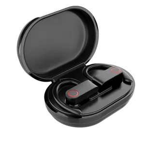 A9 wireless Earbuds IPX-7 water proof wireless earbuds 12 hours Xharging Case With Earhook suitable for sports