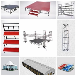 Hình dạng 1m 2M 3m 4m ngoài trời Chất lượng cao ngoài trời sân khấu giàn dẫn Màn hình giàn hiển thị hệ thống hỗ trợ Giàn nhôm - Product Image 6