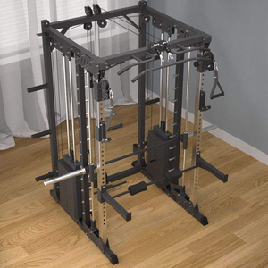 Gimnasio multifuncional entrenador integral Smith Rack comercial hogar Fitness equipo todo el cuerpo ejercicio muscular - Product Image 5