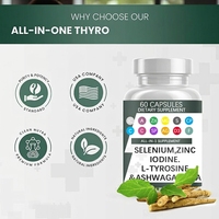 Capsules de Sélénium et Zinc Tout-en-un OEM/ODM pour le Soutien Thyroïdien avec L-Tyrosine