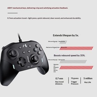 Manette de jeu mécanique filaire MOBAPAD M9W pour PC Steam TV ABS Vibration USB