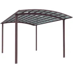 <span class=keywords><strong>Polycarbonate</strong></span> nhôm carport với mái vòm/rắn PC xe nơi trú ẩn - Product Image 1