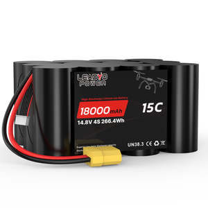 4S3P 18Ah 21700 리튬 이온 드론 배터리 14.8V 18000mAh 18C FPV UAV <span class=keywords><strong>RC</strong></span> 드론용 고속 리튬 배터리 - Product Image 1
