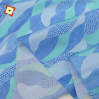 Tissu de matelas en microfibre tissé de sortie d'usine Textile de maison Drap de lit imprimé en pigment Tissu en polyester léger