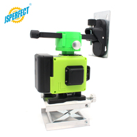 JSPERFECT mini niveau laser 3d 12 lignes à nivellement automatique de haute précision, niveau laser rotatif à 360 degrés avec trépied