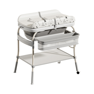 Table à langer en plastique multifonctionnelle <span class=keywords><strong>pour</strong></span> bébé, fabriquée en Chine par un fabricant OEM, organisateur de bain et d'allaitement <span class=keywords><strong>pour</strong></span> les soins quotidiens du bébé et les fêtes prénatales - Product Image 4