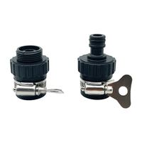 Plastique PP durable 1/2 "* 3/42" Connecteur rapide femelle pour irrigation d'eau de jardin Connecteurs rapides