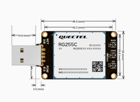 Módulo de Comunicación 5G RedCap RG255C-GL, Dongle USB, Gateway IoT, Interfaz USB, Módulo de Internet de Alta Velocidad