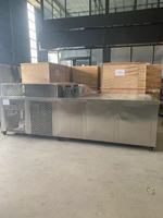 Machine à glaçons de qualité industrielle 1T de production quotidienne pour les marchés de fruits de mer, les hôtels, compresseur, machine à glaçons à économie d'énergie