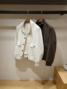 سترة رجالية كاجوال شتوية بزر واحد على الطراز الإيطالي القديم عالية الجودة مصنوعة من الصوف الممشط/البوليستر 240 جرام قابلة للتنفس - Product Image 3